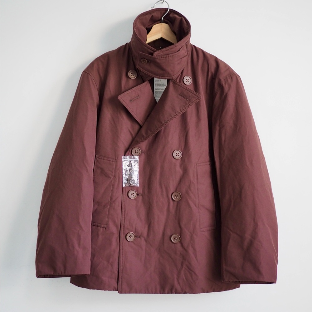 Lemaire modern casual OVERSIZED Uniqlo short padded peacoat new